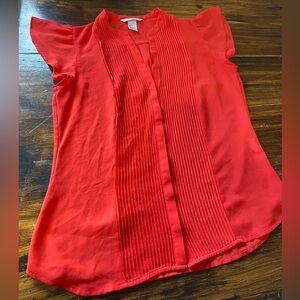 H & M Very Pink Blouse size 4